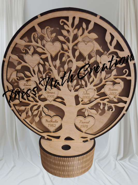 Lampe LED – Arbre de Vie Familial