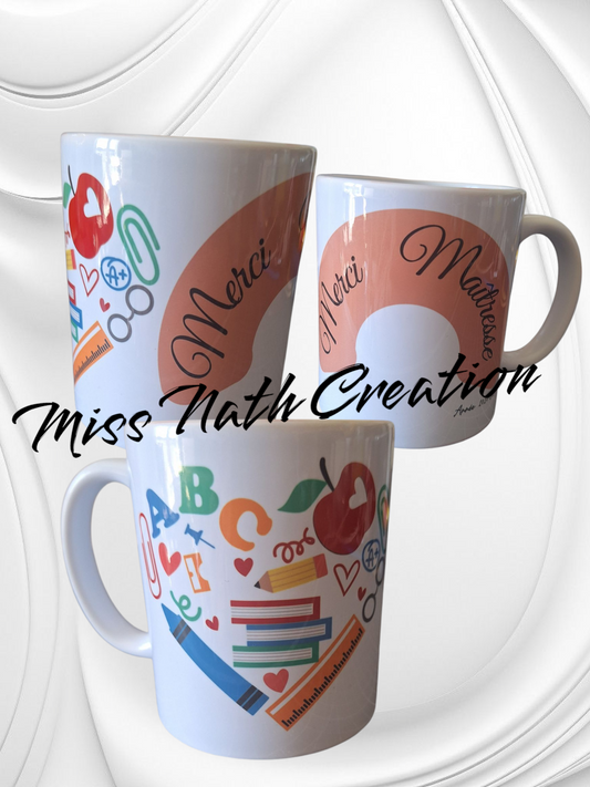 Mug "Super Maîtresse / Maître" – Cadeau idéal de fin d’année scolaire